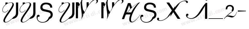 UUS UN NASXI_2字体转换